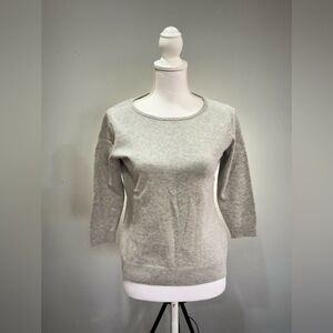SALE! Gray Lands’ End Lightweight Sweater Size XS EUC